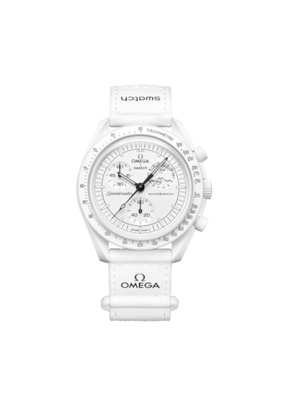 Swatch Omega Moonswatch Mission To The Moonphase So33w700 Beyaz