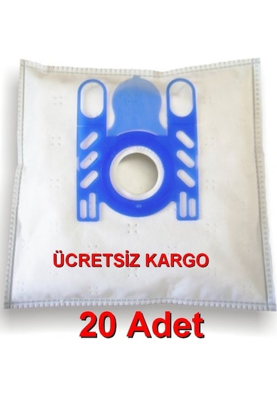 Arçelik Uyumlu S 4910 4920 4925 Tornado Silence Bez Toz Torbası(20 Adet)