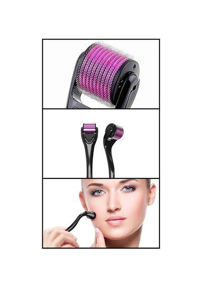 Muhen 540 Iğneli 0.5mm Iğne Derma Roller Titanyum Uçlu Saç Sakal Çıkarıcı Bakım