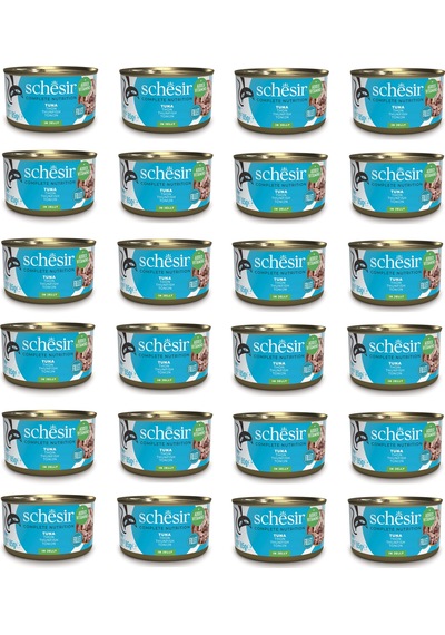 Schesir Ton Balıklı Tam Ve Dengeli Jöleli Kedi Konservesi 85 Gr. X 24 Adet