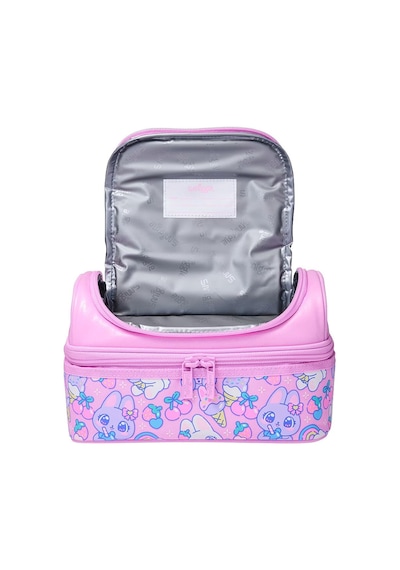 Smiggle Bright Eyes Çift Katlı Beslenme Çantası Pembe 457459 Çok Renkli