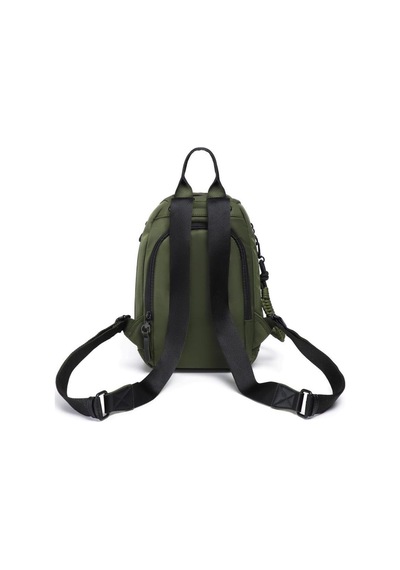 Smart Bags Parlak Kumaş Küçük Boy Askılı Kadın Sırt Çantası 3247 Yeşil