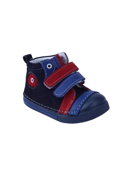 Angelokids Elma Şekeri 00105 Deri Ortopedik Ilk Adım Ayakkabı 19-21 (415280726) Çok Renkli