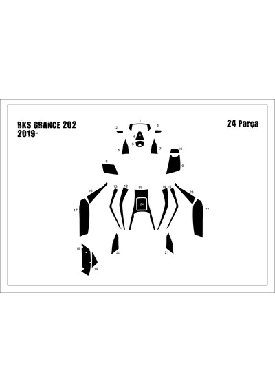 Rks Regance 202 2019-tank Pad Ve Grenaj Kaplama Siyah 23335463