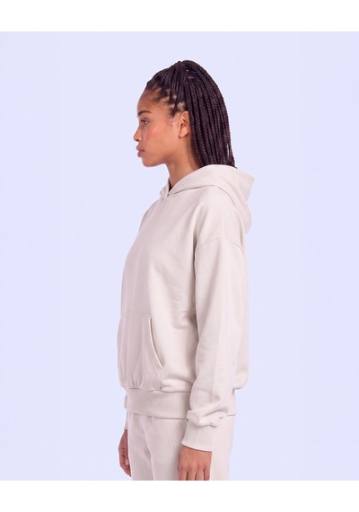 Kappa İnova Tur Kadın Bej Oversize Hoodie