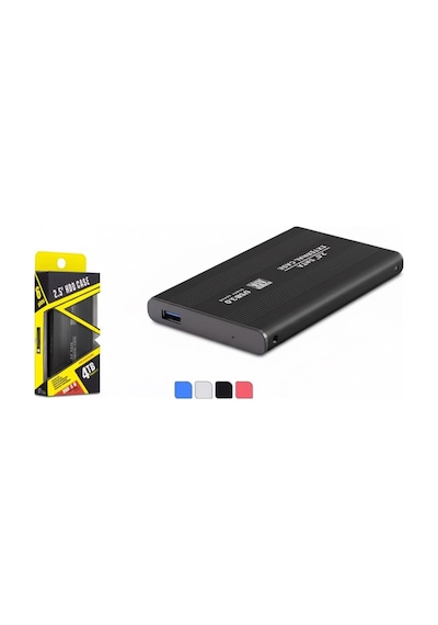 Hadron HDX1751 USB 3.0 Metal 2.5 inç SATA HDD/SSD Kutusu Siyah