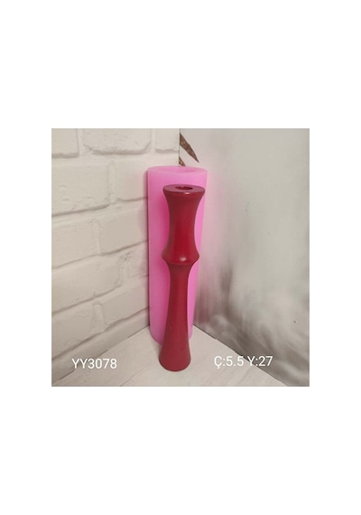 Yy3078 Uzun Mumluk 27cm Silikon Kalıp