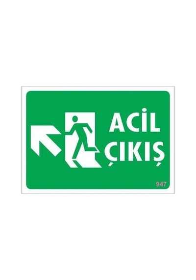 Plentifulacil Çıkış Uyarı Levhasi 25x35 Kod: 947