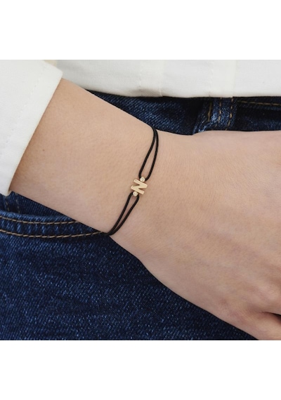 Altınbaş Altın İpli N Harfi Bileklik NSBLINTALC-25621 Sarı Altın