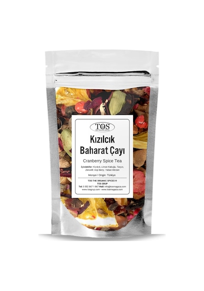 Tos The Organic Spices Kızılcık Baharat Çayı 40 G