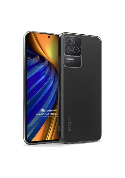 Xiaomi Poco F4 İçin Kılıf Transparent Soft Şeffaf Poco F4 İle Uyumlu Kılıf - Şeffaf