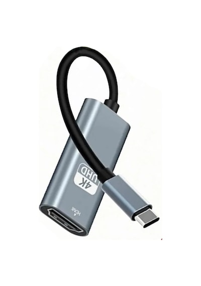 Type-c Hdmı Çevirici Adapter 4k Type-c Kabloyu Hdmı Girişe Çeviren Cihaz Yüksek Çözünürlük Destekli