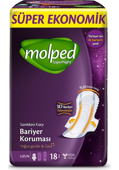 Molped Bariyer Koruması Gece Uzun 18'li