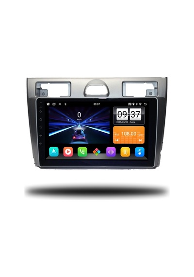 Snp Serisi Ford Fiesta Connect Uyumlu 9" Multimedya Android Teyp 4-64 Gb + Kamera li 10"