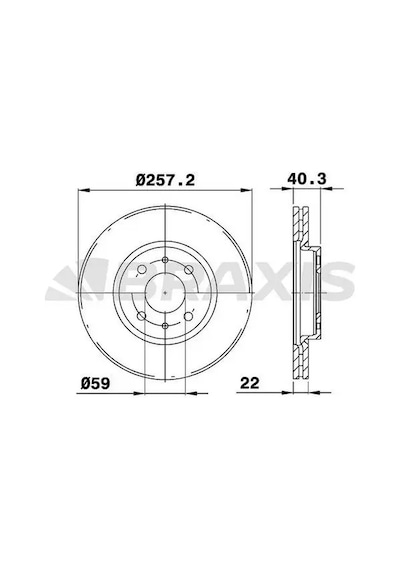 Fiat Idea Fren Diski On 2005-2008 Braxıs Ae0030 2adettir