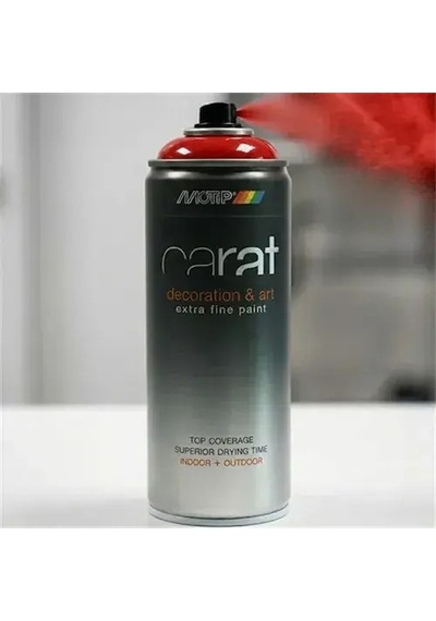 Carat Sprey Boya Parlak Ateş Kırmızı Ral 3000 400 Ml Diğer