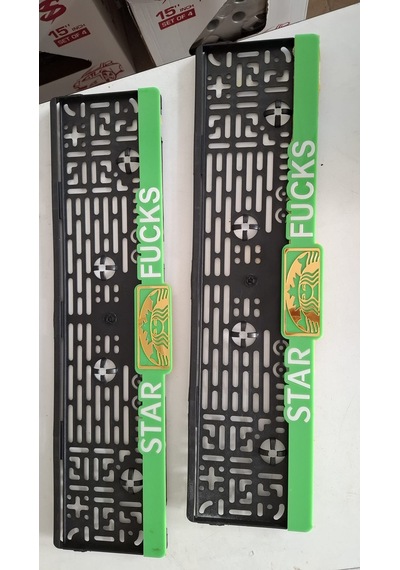 Star Fucks Takmatik Standart Plakalık 2li