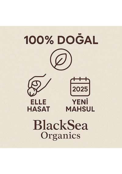 Blacksea Organics 2025 Yeni Mahsul Kabuklu Fındık 500 G