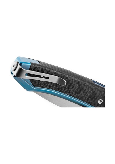 Lionsteel Twain-blue Titanium / Carbon Fiber Kamp Çakı Çok Renkli