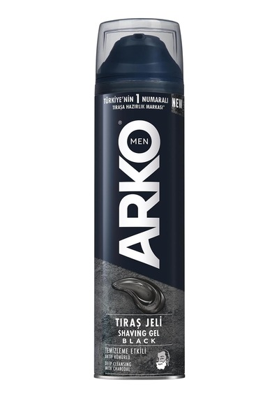 Arko Men Tıraş Jeli Black Aktif Kömürlü 200 Ml