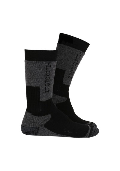 Thermoform Outdoor Çorap Siyah 3'lü Paket Gri - Siyah