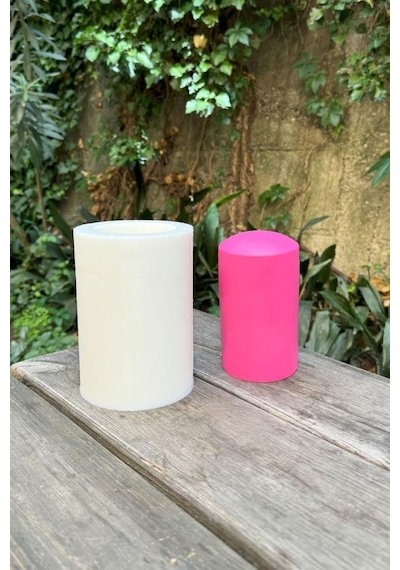 Rufus Concept Silindir 7,5x14cm Silikon Mum Kalıbı Genel