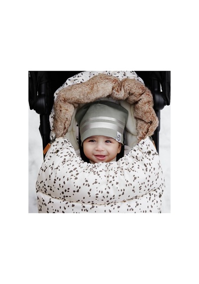 Bebek Arabası Ayak Tulumu Dalmatian Dots