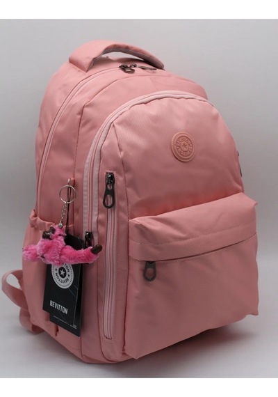 Okul Sırt Çantası Unisex Suya Dayanıklı Kumaş Okul Çantası Bvt2500 Pudra Pembe