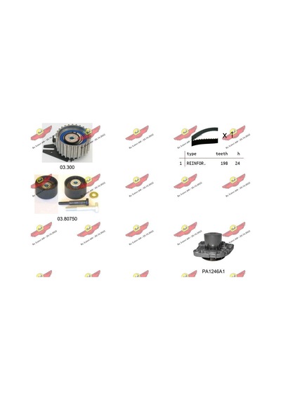 Devirdaim Su Pompası - Alfa Romeo Gt, 156, Stilo - Kale-367720