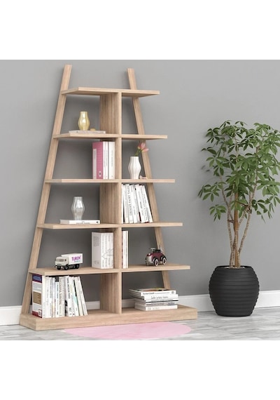 Marmo Kule Kitaplık Mdf Antrasit Marmo Kule Kitaplık Mdf Antrasit