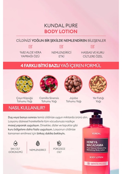 Kundal Body Care Gift Box White Musk Set