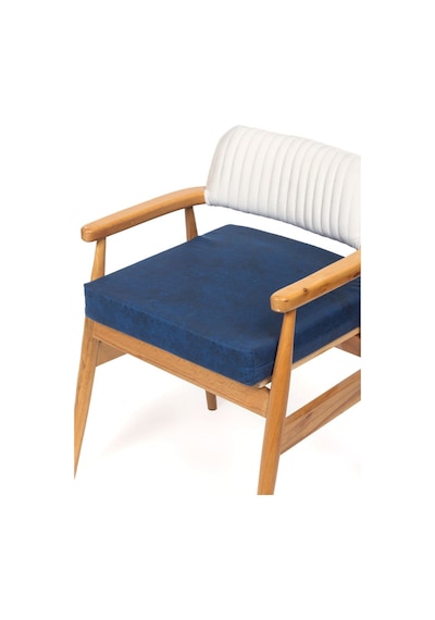 50x50x8cm Sandalye Minderi Dayanaklı Fermuarlı Yıkanabilir Kumaş Bahçe-balkon Minderi 1adet Mavi Mavi
