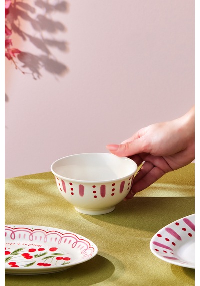 Karaca Cherry Time Çerezlik 11 Cm Kırmızı