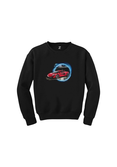 Asphalt 9 Legends 3D Car Siyah Sweatshirt
