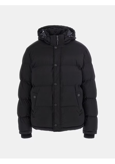 Guess Stretch Puffa Jacket Erkek Şişme Mont M4bl21wgj42 M4bl21wgj42 Jblk Siyah