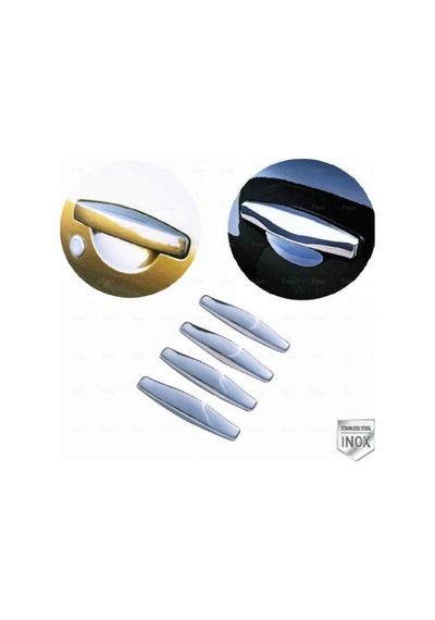 Dacia Sandero Uyumlu 2006-2012 Krom Kapı Kolu 4 Kapı Paslanmaz Çelik