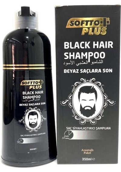 Beyaz Kapatıcı Güçlü Siyah Saçlar Için Kapatıcı Renk Veren Şampuan 350 Ml