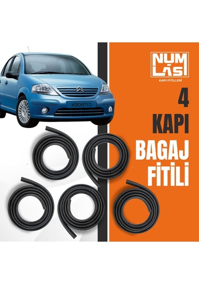 Citroen C3 1.nesil 4 Kapı + Bagaj Fitili-a Kalite-numlas-nm3472