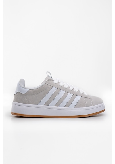 Bartrobel Kadın Süet Gri Spor Ayakkabı Sneaker