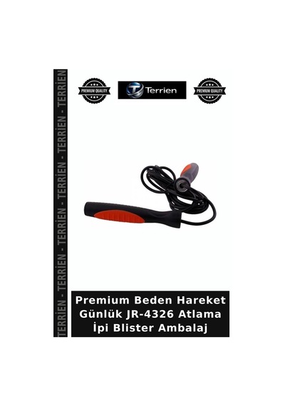 Premium Beden Hareket Günlük Jr-4326 Atlama İpi Blister Ambalaj