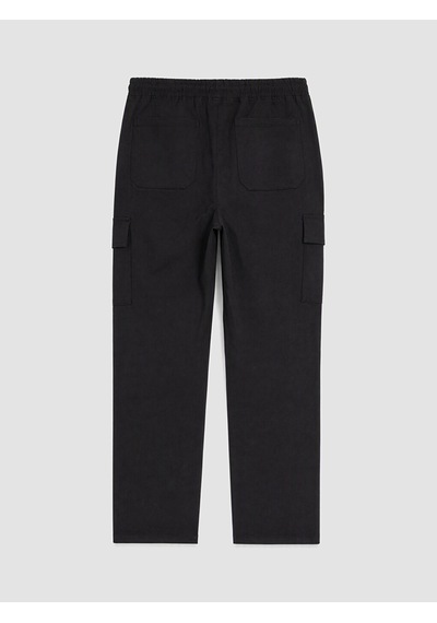 Lcw Eco Siyah Relax Fit Erkek Kargo Pantolon