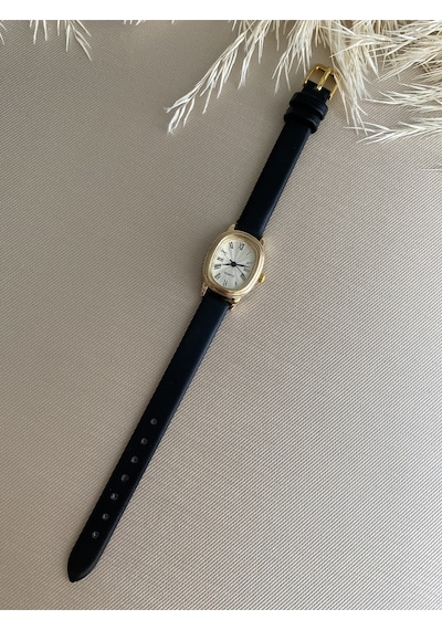 Retro Minimal Vintage Deri Kordon Kadın Kol Saati Bb0014 Gri