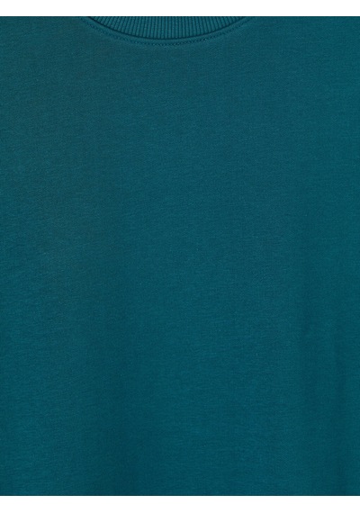 Lcwaıkıkı Classic Petrol Bisiklet Yaka Erkek Kalın Sweatshirt