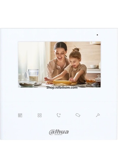 Dahua Vth1010j 4.3" Analog İç Mekan Monitörü Dahua Analog Kta04 İç Ekran Kta02 İç Ekran