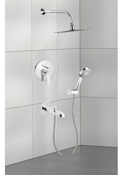 Estreıa Ankastre 5li Banyo Seti İç Set Dahil , Krom, A5d257ec0k Çok Renkli