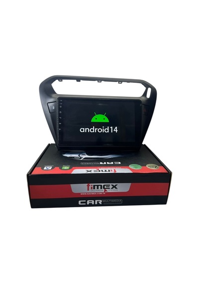 Pejo 301 -citroen C-elyse Siyah Fimex 4-64 Fanlı Dspli Pro Oem Multimedia 9"