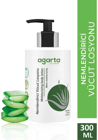 Agarta Doğal Nemlendirici Vücut Losyonu 300 ML