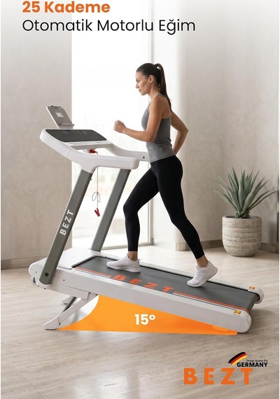 Tr Run Smart Pro 3.5 Hp Otomatik Eğimli Katlanabilir Soğutucu Fanlı Koşu Bandı 160 Kg Kapasite / 120cm X 50 Cm Gen