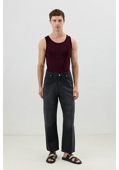 Antioch Erkek Basic Fitilli Atlet Bordo