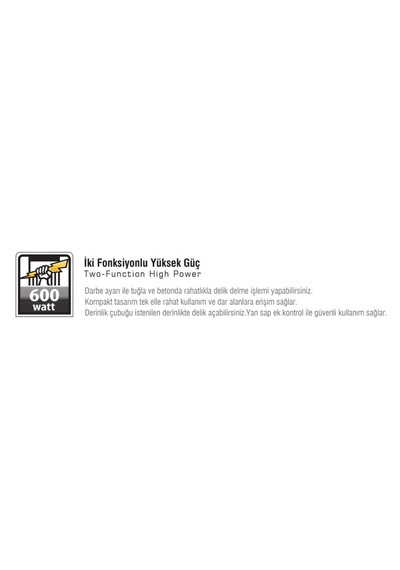 Sgs Plus SGS5141 Darbeli Elektrikli Matkap 600 Watt